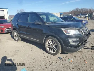 2017 Ford Explorer XLT with VIN 1FM5K8D86HGC28632, listed as a Copart auction lot 78839564 with 85,050 mi miles and Salvage Title. Bid and sale history available at DreamBid. Image 4.