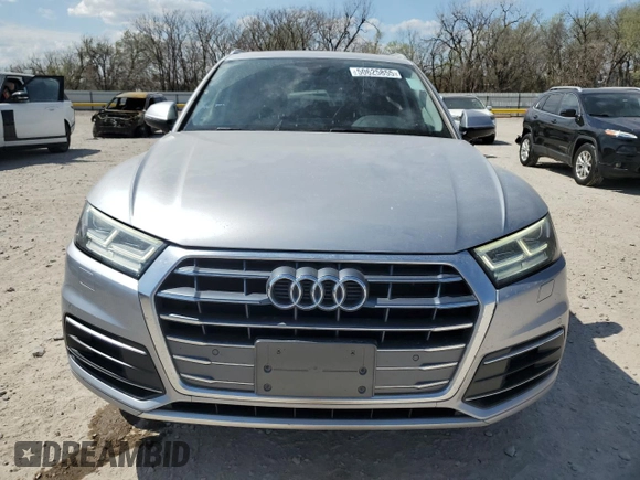 2018 Audi Q5 Premium Plus z VIN WA1BNAFY4J2036156, wystawiony jako Copart lot #50625855 z przebiegiem 52 091 mil mil oraz Szkoda całkowita • Salvage title. Historia ofert i sprzedaży dostępna na DreamBid. Obrazek 5.