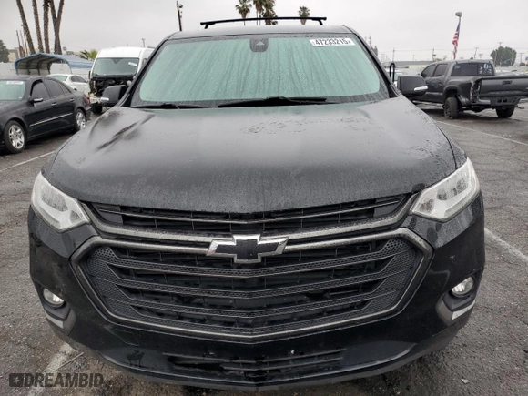 2018 Chevrolet Traverse Premier with VIN 1GNERKKW4JJ264317, listed as a Copart auction lot 47233215 with 101,721 mi miles and Salvage Title. Bid and sale history available at carsss.com. Image 5.
