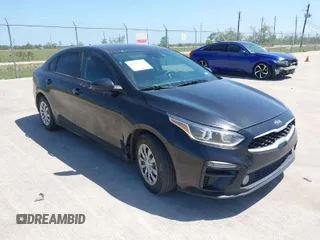 2020 Kia Forte LXS with VIN 3KPF24AD5LE258006, listed as a IAAI auction lot 42021722 with 50,379 mi miles. Bid and sale history available at carsss.com. Image 1.