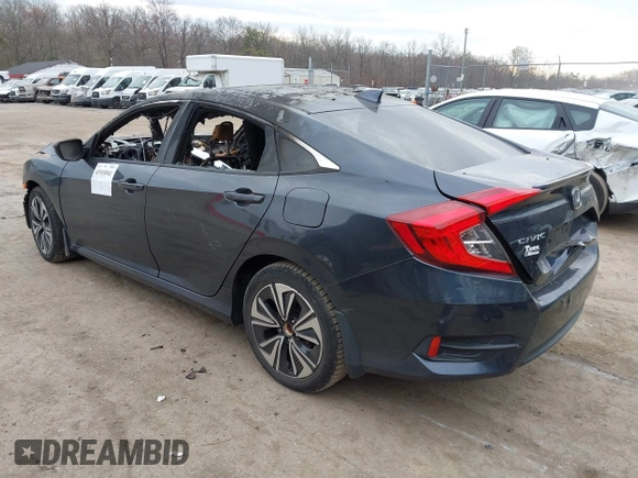 2016 Honda Civic EX-L z VIN 19XFC1F73GE033247, wystawiony jako IAAI lot #41910941 z przebiegiem Nie podano mil oraz . Historia ofert i sprzedaży dostępna na DreamBid. Obrazek 3.