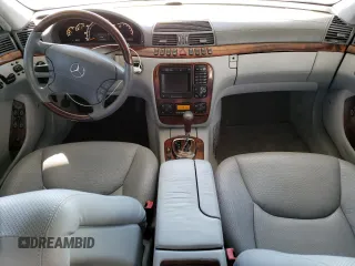 2002 Mercedes-Benz S-Class 6.0L with VIN WDBNG78J32A262968, listed as a Copart auction lot 76331274 with 113,480 mi miles and Clean Title. Bid and sale history available at carsss.com. Image 8.