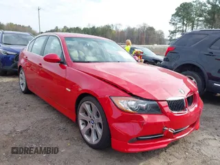 2007 BMW 3 Series 335i with VIN WBAVB73577PA87431, listed as a IAAI auction lot 41843603 with 99,329 mi miles. Bid and sale history available at carsss.com. Image 1.