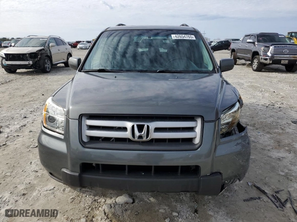 2007 Honda Pilot EX-L with VIN 5FNYF28727B021555, listed as a Copart auction lot 42654765 with 327,786 mi miles and Salvage Title. Bid and sale history available at carsss.com. Image 5.