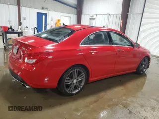 2015 Mercedes-Benz CLA 250 with VIN WDDSJ4GB9FN183680, listed as a Copart auction lot 56466785 with 115,439 mi miles and Salvage Title. Bid and sale history available at DreamBid. Image 3.