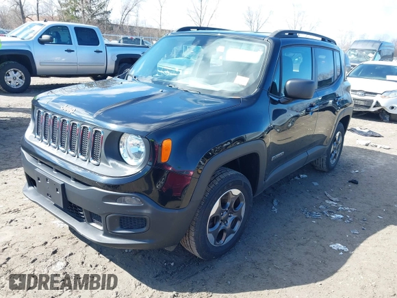 2017 Jeep Renegade Sport with VIN ZACCJBAB3HPE59292, listed as a IAAI auction lot 41931546 with 51,573 mi miles and . Bid and sale history available at carsss.com. Image 17.