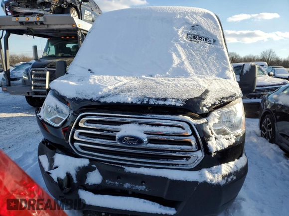 2019 Ford Transit Passenger XL with VIN 1FBAX2CMXKKA47557, listed as a Copart auction lot 88683765 with 56,983 mi miles and Salvage title. Bid and sale history available at DreamBid. Image 5.