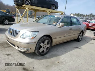 2004 Lexus LS 430 with VIN JTHBN36F140162697, listed as a Copart auction lot 47810895 with 304,336 mi miles and Clean Title. Bid and sale history available at DreamBid. Image 1.