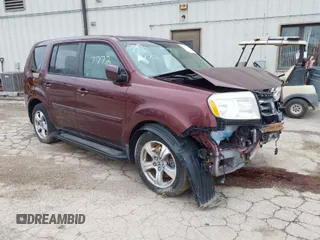 2012 Honda Pilot EX-L with VIN 5FNYF4H65CB045796, listed as a IAAI auction lot 39867772 with 104,061 mi miles. Bid and sale history available at carsss.com. Image 1.