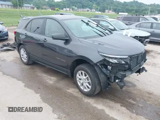 2022 Chevrolet Equinox LS with VIN 3GNAXHEVXNS235323, listed as a IAAI auction lot 42345712 with 29,195 mi miles and . Bid and sale history available at DreamBid. Image 1.