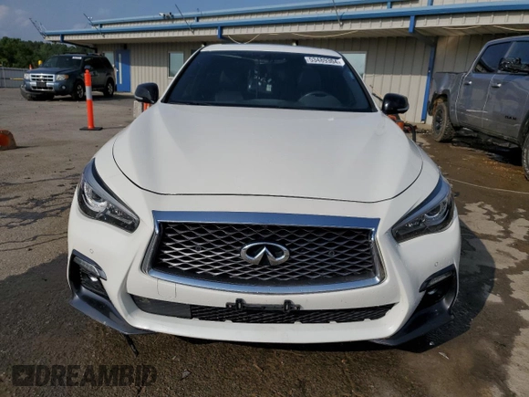 2020 Infiniti Q50 Red Sport 400 с VIN JN1FV7AP4LM630040, выставлен на аукционе Copart как лот 53489304 с пробегом 38 338 миль миль и Списание • Salvage title. История ставок и продаж доступна на DreamBid. Изображение 5.