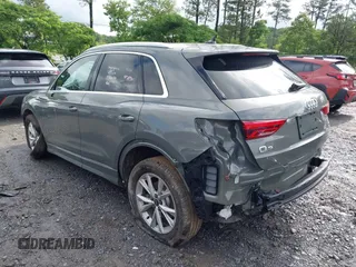 2021 Audi Q3 S line Premium with VIN WA1DECF39M1102591, listed as a IAAI auction lot 42232027 with 37,147 mi miles and . Bid and sale history available at DreamBid. Image 3.