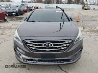 2015 Hyundai Sonata Sport with VIN 5NPE34AB4FH222623, listed as a Copart auction lot 47863515 with 132,317 mi miles and Salvage Title. Bid and sale history available at carsss.com. Image 5.