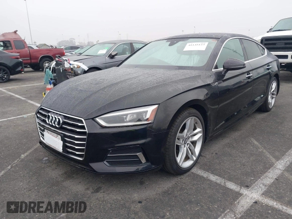 2019 Audi A5 Sportback Premium with VIN WAUANCF50KA072515, listed as a IAAI auction lot 41135123 with 30,456 mi miles. Bid and sale history available at carsss.com. Image 18.