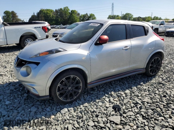 2013 Nissan Juke Nismo with VIN JN8AF5MV8DT225894, listed as a Copart auction lot 52988025 with Not provided miles and Salvage title. Bid and sale history available at DreamBid. Image 1.