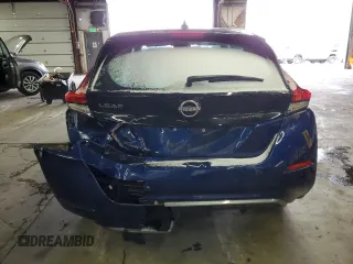 2025 Nissan LEAF S with VIN 1N4AZ1BV3SC550308, listed as a Copart auction lot 86393354 with 9,011 mi miles and Salvage Title. Bid and sale history available at carsss.com. Image 6.