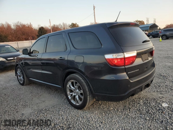 2012 Dodge Durango R/T with VIN 1C4SDHCT9CC362073, listed as a Copart auction lot 81916474 with 174,976 mi miles and Salvage title. Bid and sale history available at DreamBid. Image 2.