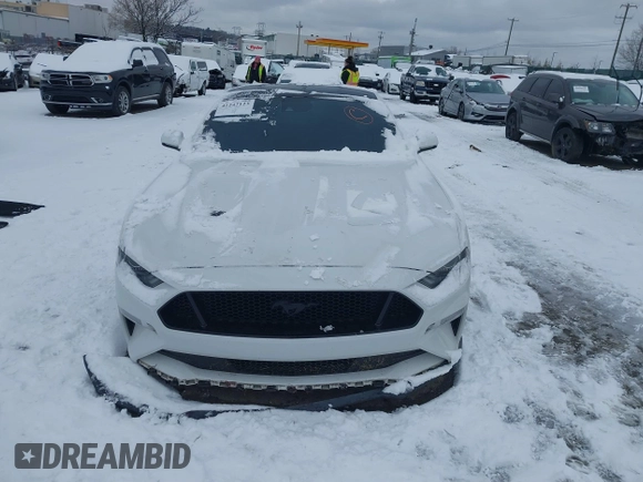 2019 Ford Mustang GT with VIN 1FA6P8CFXK5195668, listed as a IAAI auction lot 41247123 with 83,514 mi miles. Bid and sale history available at carsss.com. Image 13.