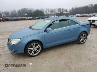 2007 Volkswagen Eos 2.0T with VIN WVWFA71F97V020442, listed as a Copart auction lot 85250704 with 119,618 mi miles and Salvage Title. Bid and sale history available at DreamBid. Image 1.
