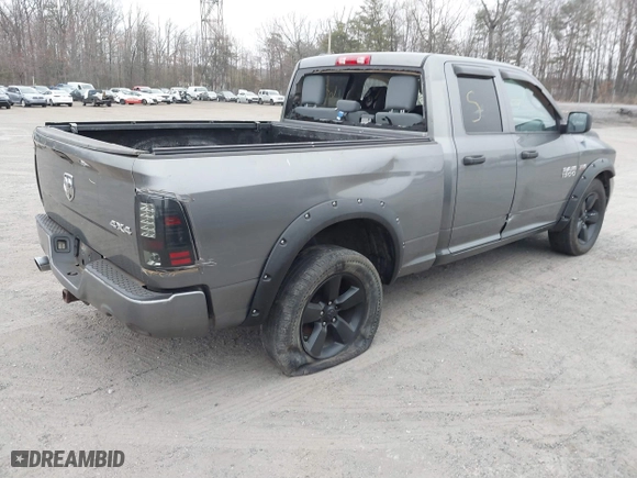 2013 Ram 1500 Tradesman with VIN 1C6RR7FTXDS591866, listed as a IAAI auction lot 41714303 with 1 mi miles. Bid and sale history available at carsss.com. Image 4.