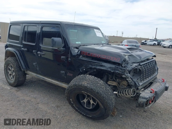 2022 Jeep Wrangler Unlimited Rubicon with VIN 1C4HJXFN2NW134024, listed as a IAAI auction lot 42248188 with 41,899 mi miles and . Bid and sale history available at DreamBid. Image 1.