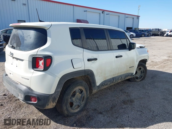 2020 Jeep Renegade Sport with VIN ZACNJAAB7LPL70754, listed as a IAAI auction lot 41506792 with 63,896 mi miles and . Bid and sale history available at carsss.com. Image 4.