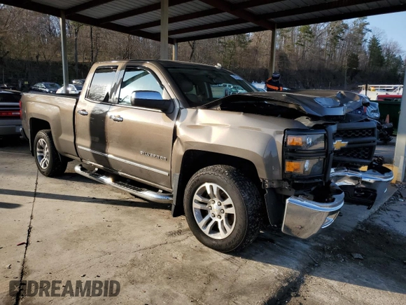 2014 Chevrolet Silverado 1500 LTZ with VIN 1GCVKSEC8EZ172116, listed as a Copart auction lot 45472965 with 196,534 mi miles and Salvage Title. Bid and sale history available at DreamBid. Image 4.