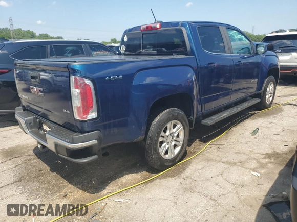 2020 GMC Canyon 4WD SLE with VIN 1GTG6CEN6L1154424, listed as a Copart auction lot 62439064 with 86,739 mi miles and Salvage Title. Bid and sale history available at carsss.com. Image 3.