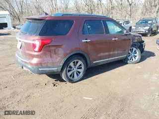 2018 Ford Explorer Limited with VIN 1FM5K7F8XJGA36675, listed as a IAAI auction lot 41537931 with 87,945 mi miles. Bid and sale history available at carsss.com. Image 4.