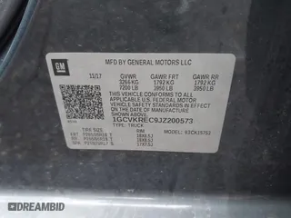 2018 Chevrolet Silverado 1500 LT with VIN 1GCVKREC9JZ200573, listed as a IAAI auction lot 41656239 with 74,000 mi miles. Bid and sale history available at carsss.com. Image 9.