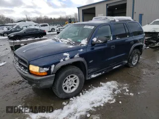 2002 Dodge Durango Sport with VIN 1B4HS38N62F206466, listed as a Copart auction lot 83207134 with 154,145 mi miles and Salvage Title. Bid and sale history available at carsss.com. Image 1.