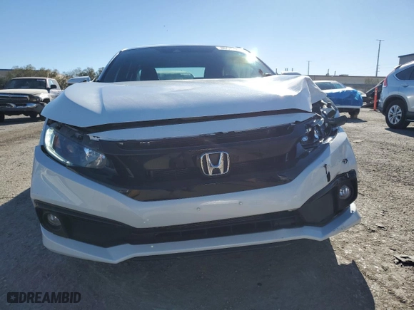 2021 Honda Civic Sedan Sport with VIN 2HGFC2F86MH532754, listed as a Copart auction lot 88577275 with 93,224 mi miles and Salvage Title. Bid and sale history available at carsss.com. Image 5.
