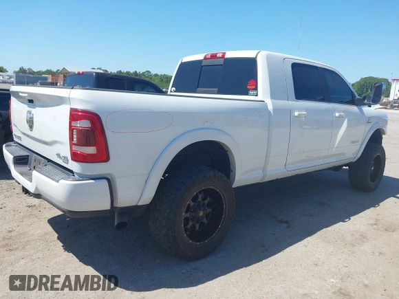 2019 Ram 2500 Laramie z VIN 3C6UR5NL2KG718789, wystawiony jako IAAI lot #42046325 z przebiegiem 54 965 mil mil oraz . Historia ofert i sprzedaży dostępna na DreamBid. Obrazek 4.
