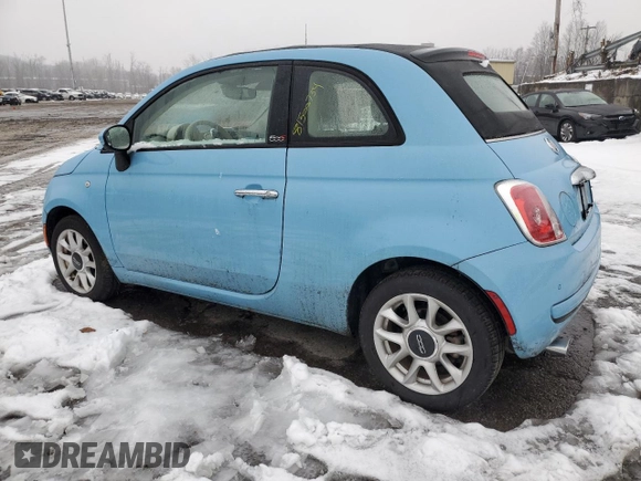 2017 FIAT 500 Pop z VIN 3C3CFFLR4HT505924, wystawiony jako Copart lot #81500754 z przebiegiem 49 618 mil mil oraz Nie do naprawy • Non repairable. Historia ofert i sprzedaży dostępna na DreamBid. Obrazek 2.