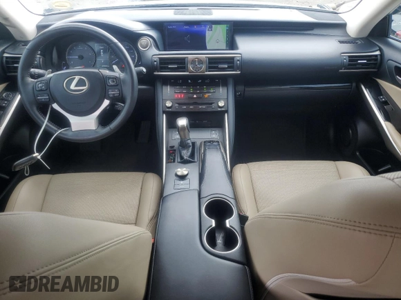 2018 Lexus IS 300 with VIN JTHC81D23J5028658, listed as a Copart auction lot 61391055 with 42,566 mi miles and Salvage title. Bid and sale history available at DreamBid. Image 8.