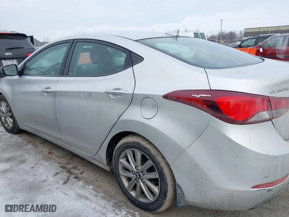 2016 Hyundai Elantra SE with VIN 5NPDH4AE9GH662121, listed as a IAAI auction lot 41540989 with 139,502 mi miles. Bid and sale history available at carsss.com. Image 14.