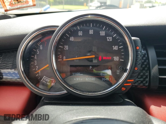 2017 MINI Hardtop 4 Door Cooper S with VIN WMWXU3C55H2D33015, listed as a Copart auction lot 63756435 with 63,596 mi miles and Salvage title. Bid and sale history available at DreamBid. Image 9.