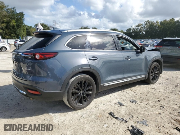 2022 Mazda CX-9 Carbon Edition with VIN JM3TCBDY8N0613658, listed as a Copart auction lot 76939354 with 34,380 mi miles and Non repairable. Bid and sale history available at DreamBid. Image 3.