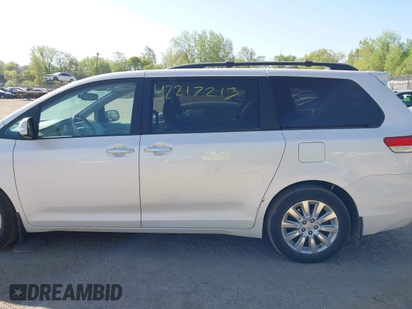 2014 Toyota Sienna Limited with VIN 5TDDK3DC2ES089477, listed as a IAAI auction lot 42217213 with 182,616 mi miles and . Bid and sale history available at DreamBid. Image 14.