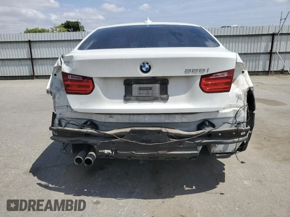 2014 BMW 3 Series 328i with VIN WBA3C1C5XEK111181, listed as a Copart auction lot 54381165 with 98,280 mi miles and Salvage title. Bid and sale history available at DreamBid. Image 6.