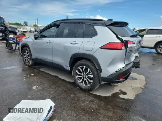 2024 Toyota Corolla Cross Hybrid S with VIN 7MUFBABG3RV047740, listed as a Copart auction lot 62395955 with 15,885 mi miles and Salvage title. Bid and sale history available at DreamBid. Image 2.