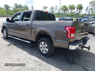 2017 Ford F-150 XL with VIN 1FTEW1CF6HFB67496, listed as a IAAI auction lot 41884533 with 156,424 mi miles and . Bid and sale history available at DreamBid. Image 3.