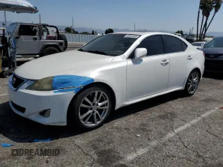 2008 Lexus IS 250 with VIN JTHBK262585062188, listed as a Copart auction lot 65382995 with 231,996 mi miles and Salvage title. Bid and sale history available at DreamBid. Image 1.