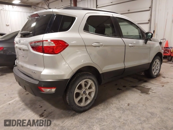 2022 Ford EcoSport SE with VIN MAJ6S3GL9NC460808, listed as a IAAI auction lot 41488568 with 15,477 mi miles and . Bid and sale history available at DreamBid. Image 4.