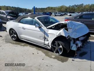 2017 Ford Mustang V6 with VIN 1FATP8EM8H5271878, listed as a Copart auction lot 50373315 with 47,406 mi miles and Salvage Title. Bid and sale history available at carsss.com. Image 4.