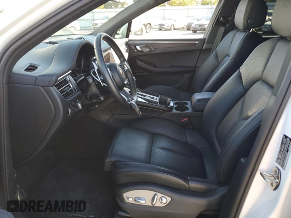2023 Porsche Macan GTS with VIN WP1AF2A56PLB55605, listed as a Copart auction lot 77424624 with 14,893 mi miles and Salvage title. Bid and sale history available at DreamBid. Image 7.