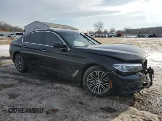 2017 BMW 5 Series 530i xDrive with VIN WBAJA7C39HG905000, listed as a Copart auction lot 45930815 with 66,204 mi miles and Salvage Title. Bid and sale history available at carsss.com. Image 4.
