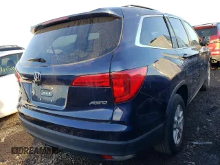 2016 Honda Pilot EX-L with VIN 5FNYF6H58GB045123, listed as a Copart auction lot 36246623 with Not Provided miles and Salvage Title. Bid and sale history available at carsss.com. Image 3.