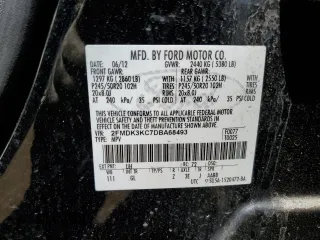 2013 Ford Edge Limited с VIN 2FMDK3KC7DBA68493, выставлен на аукционе Copart как лот 63697105 с пробегом 130 358 миль миль и Списание • Salvage title. История ставок и продаж доступна на DreamBid. Изображение 13.