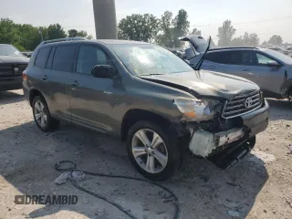 2008 Toyota Highlander Sport with VIN JTEES43A382002249, listed as a Copart auction lot 59623845 with Not provided miles and Clean title. Bid and sale history available at DreamBid. Image 4.